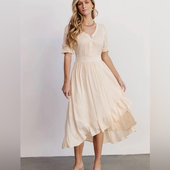 Baltic Born Dresses & Skirts - Baltic Born Cream Midi Dress